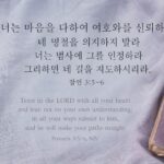잠언 3:5-6
