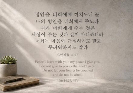 요한복음 14:27