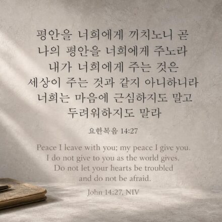 요한복음 14:27