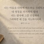 잠언 3:5-6