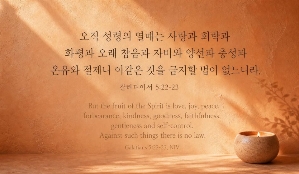 갈라디아서 5:22-23